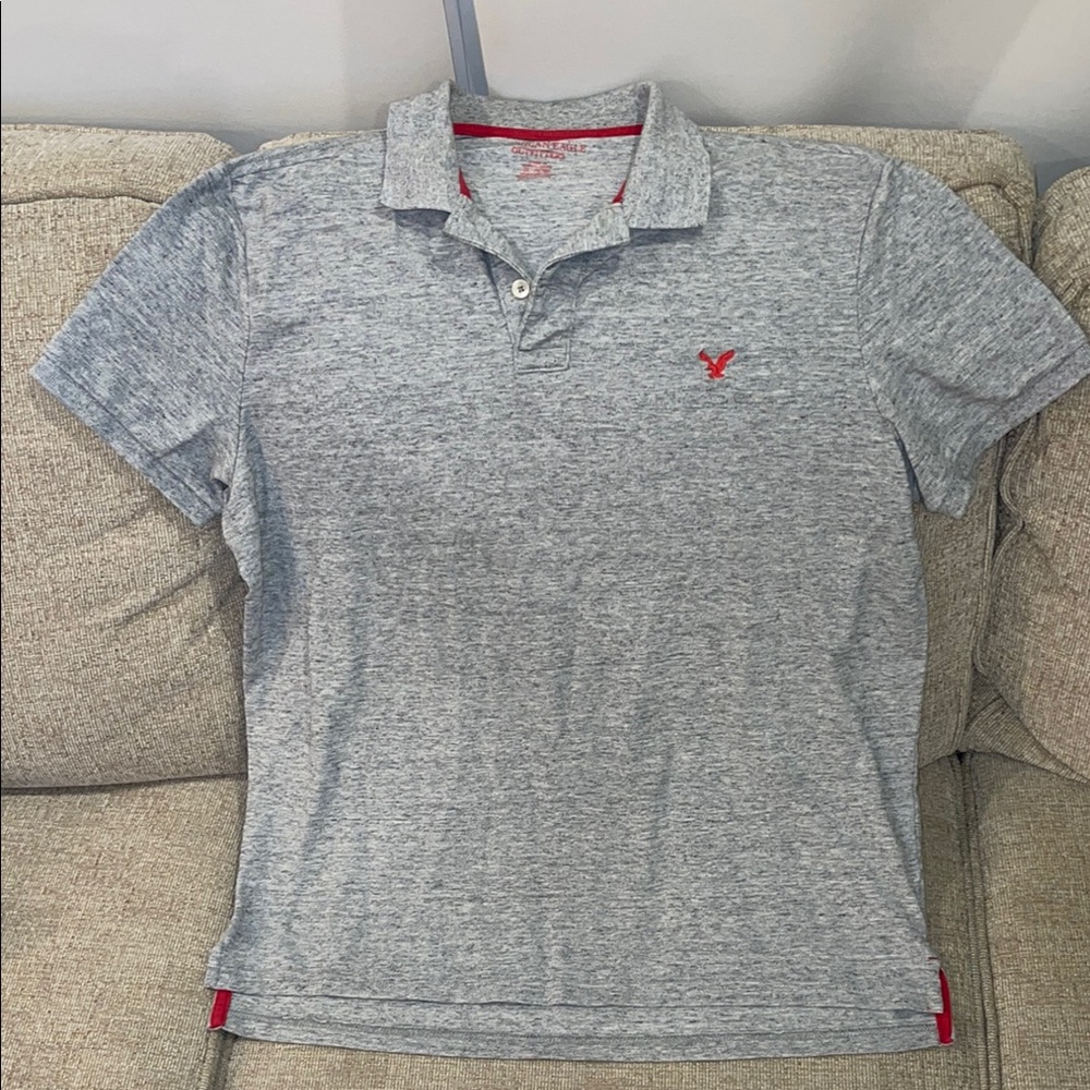 American Eagle Polo Shirt with Red Logo